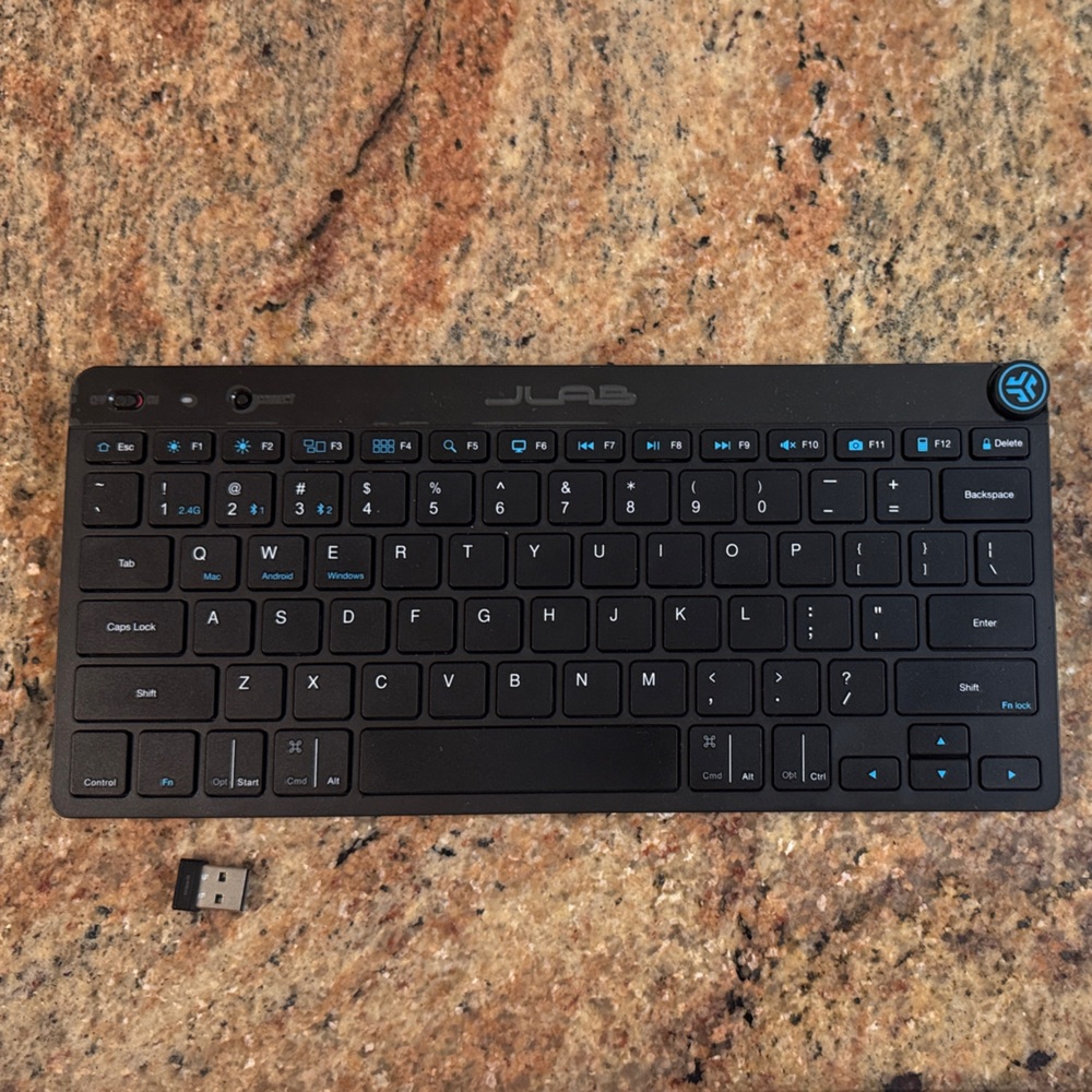 JLab Black Wireless Keyboard